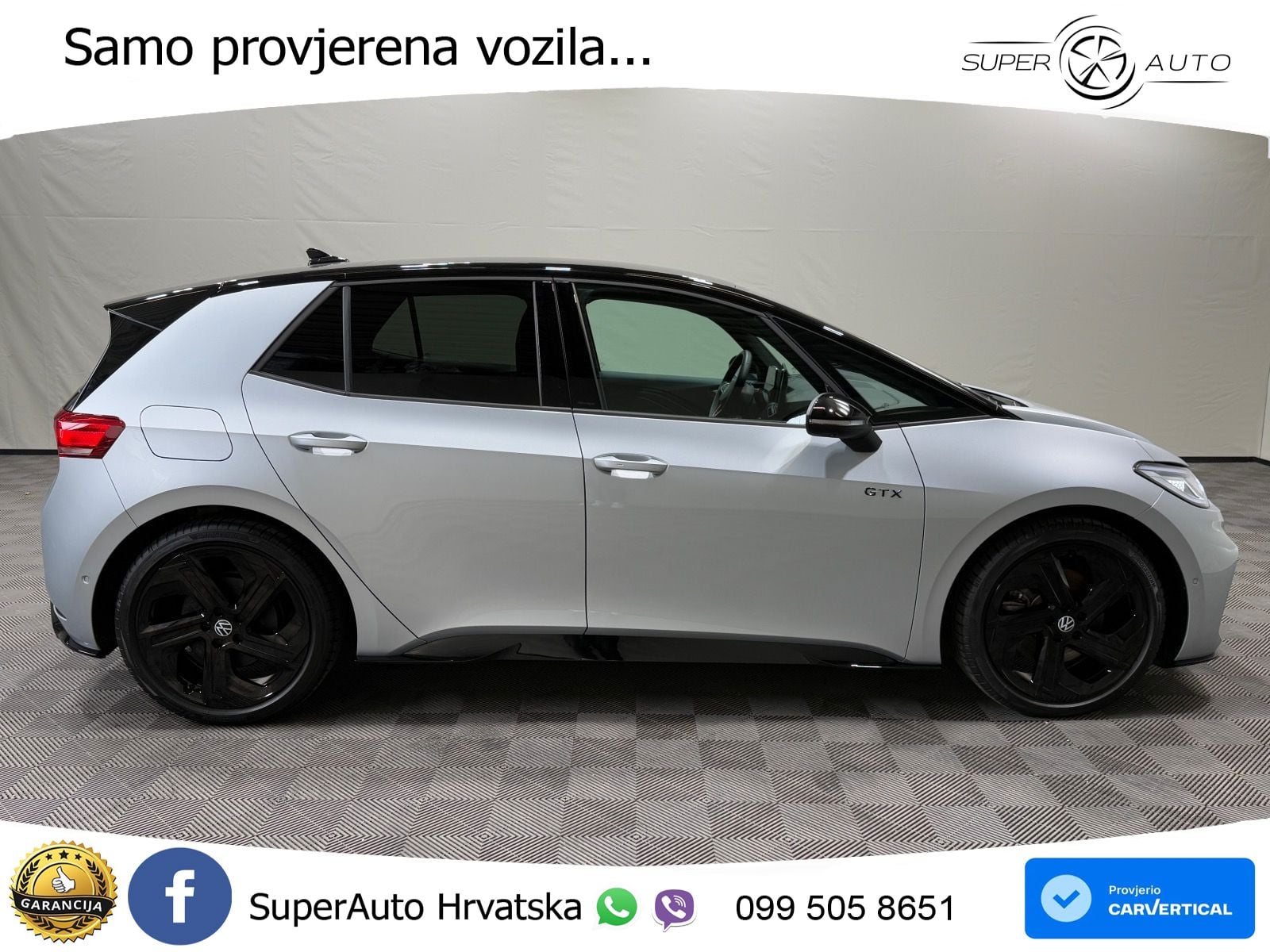 Volkswagen ID.3 GTX Performance 84 kWh (326 KS) LED+GR SJED+ACC