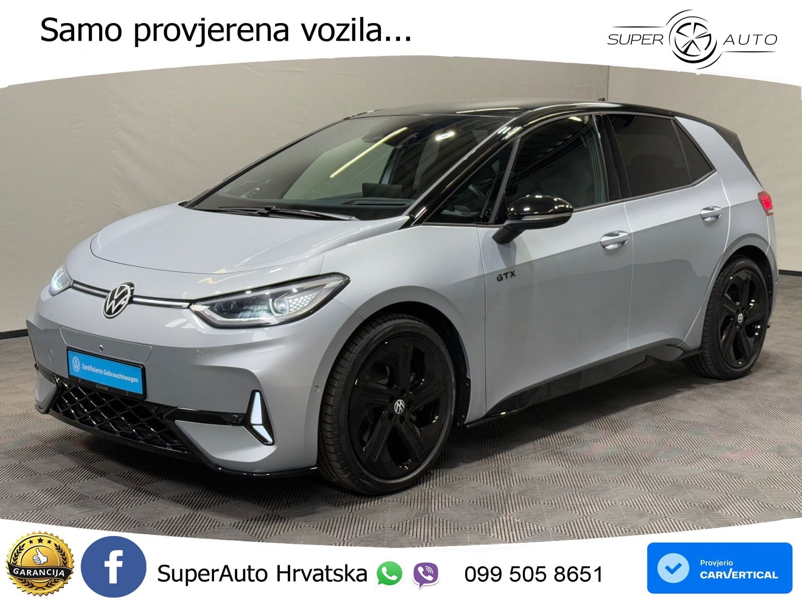 Volkswagen ID.3 GTX Performance 84 kWh (326 KS) LED+GR SJED+ACC