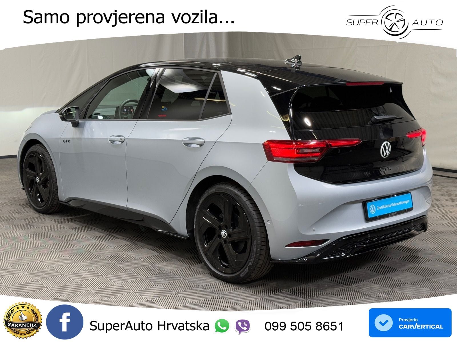 Volkswagen ID.3 GTX Performance 84 kWh (326 KS) LED+GR SJED+ACC