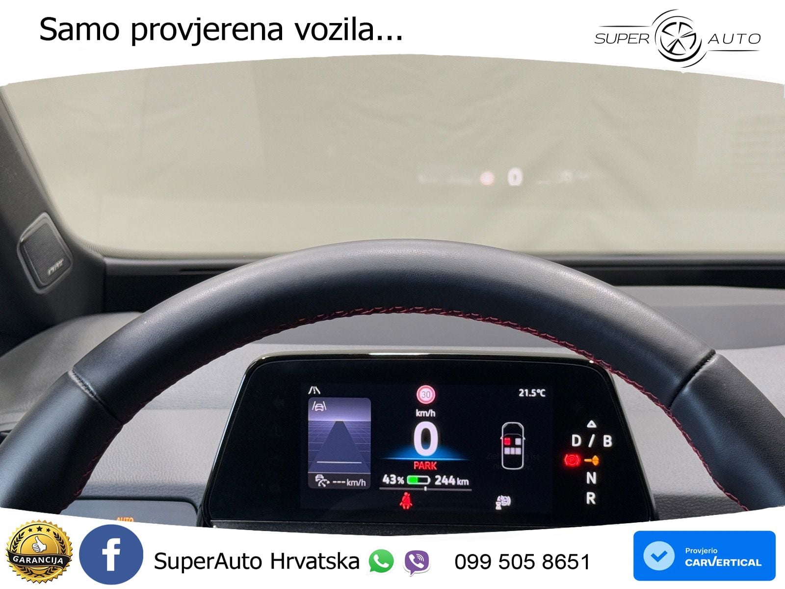 Volkswagen ID.3 GTX Performance 84 kWh (326 KS) LED+GR SJED+ACC