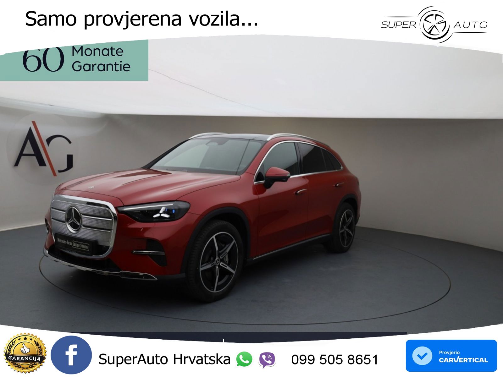 Mercedes GLC 400 94 kWh (489 KS) 4MATIC EQ Technology Avantgarde ACC+HEAD+GR SJED+360+PANO