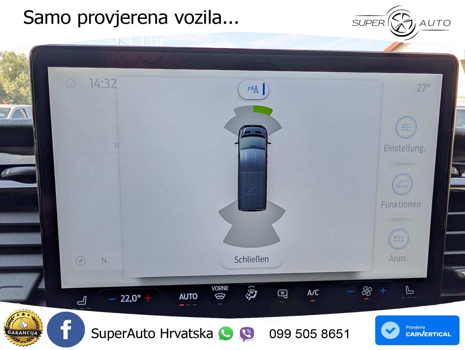 Ford E-Transit 350 L3H2 77/68kwh ACC+Kam+SHZ 184 KS