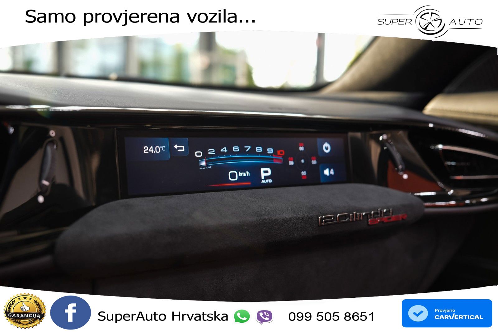 Ferrari 12Cilindri Spider 6.5 V12 (830 KS) F1 DCT