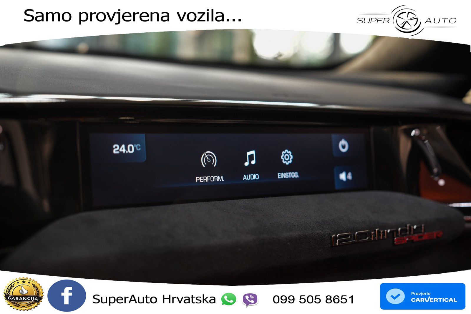 Ferrari 12Cilindri Spider 6.5 V12 (830 KS) F1 DCT