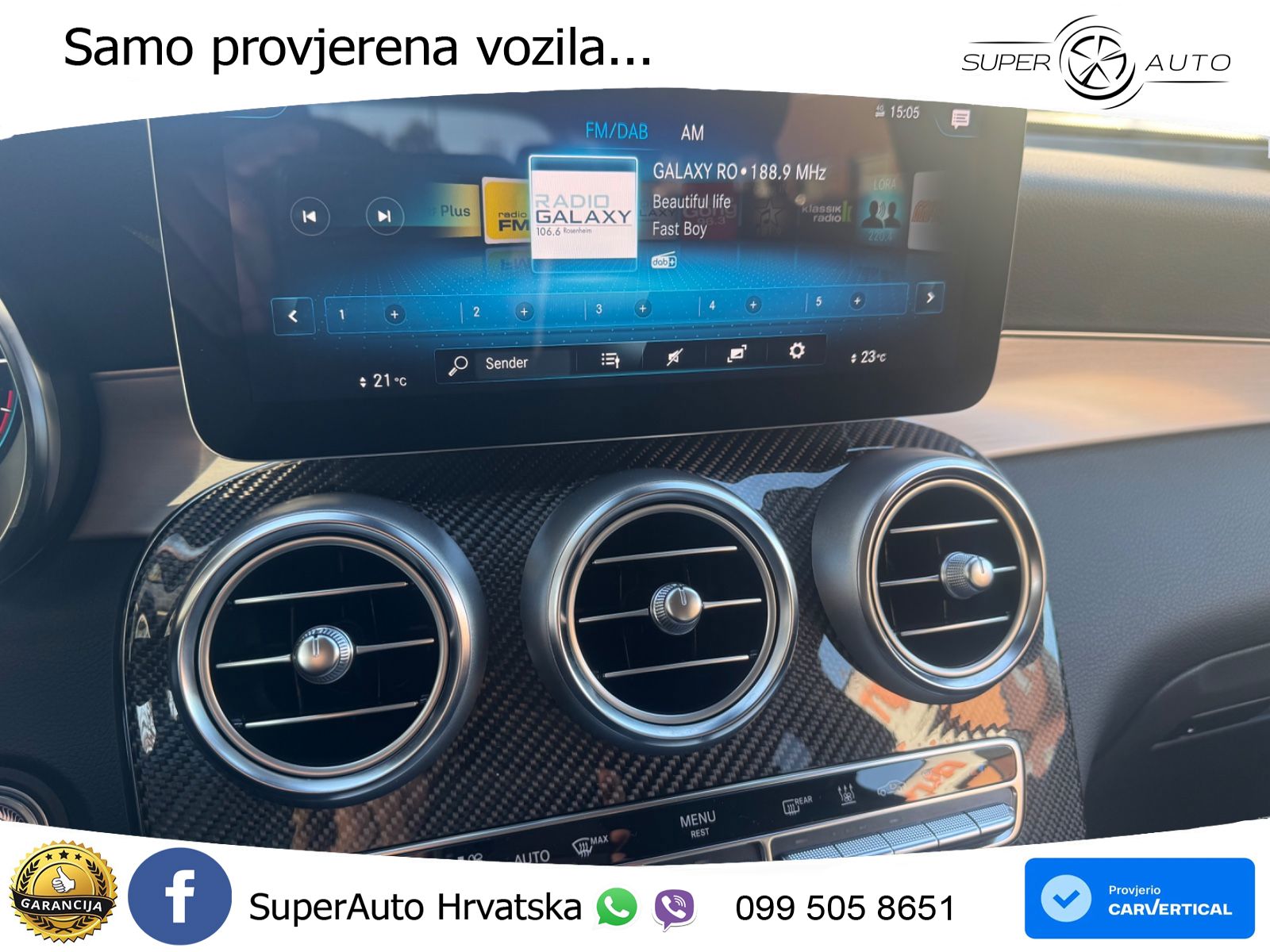 Mercedes GLC 400d (330 KS) 4MATIC 9G-TRONIC ZRAČNI+ACC+GR SJED+360