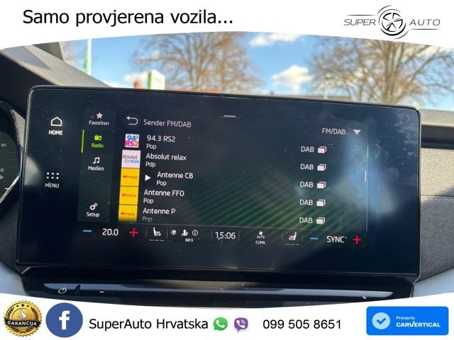 Škoda Octavia Combi 2.0 TDI (150 KS) DSG