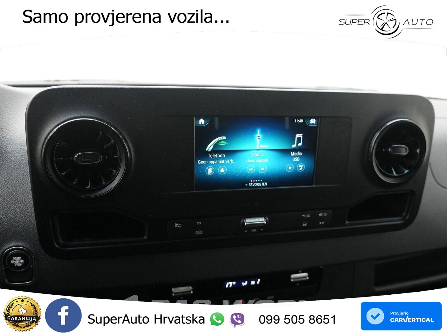 Mercedes-Benz Sprinter 319 CDI Automaat LED L3H2 AC/Climate MB 190 KS