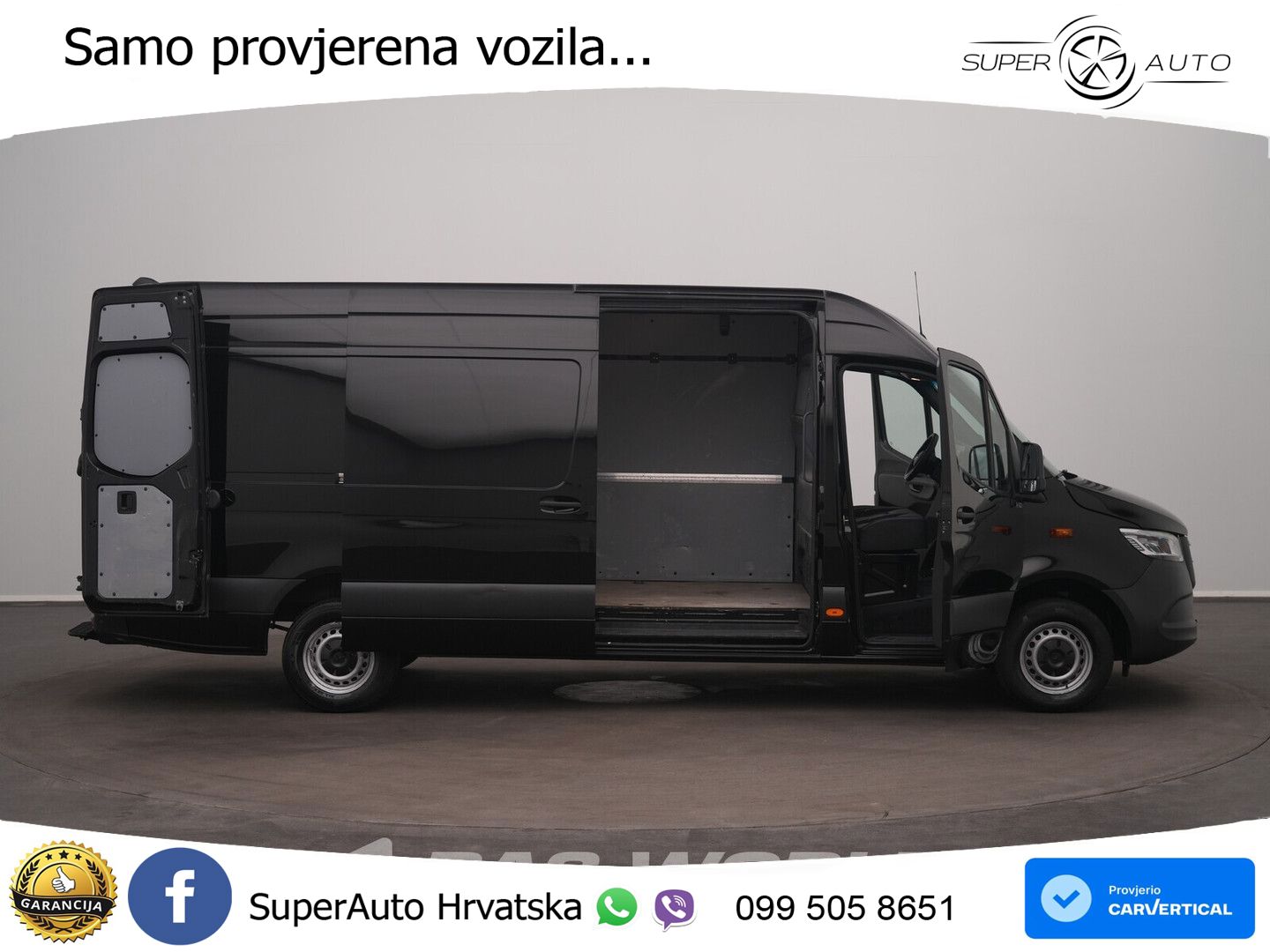 Mercedes-Benz Sprinter 319 CDI Automaat LED L3H2 AC/Climate MB 190 KS