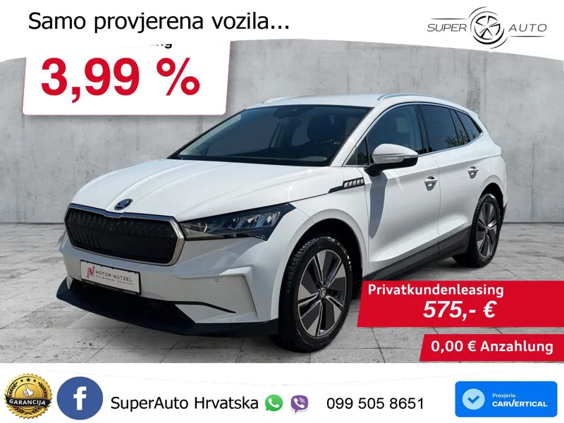 Škoda Enyaq 85x 82 kWh (286 KS) AWD Loft LED+GR SJED+ACC