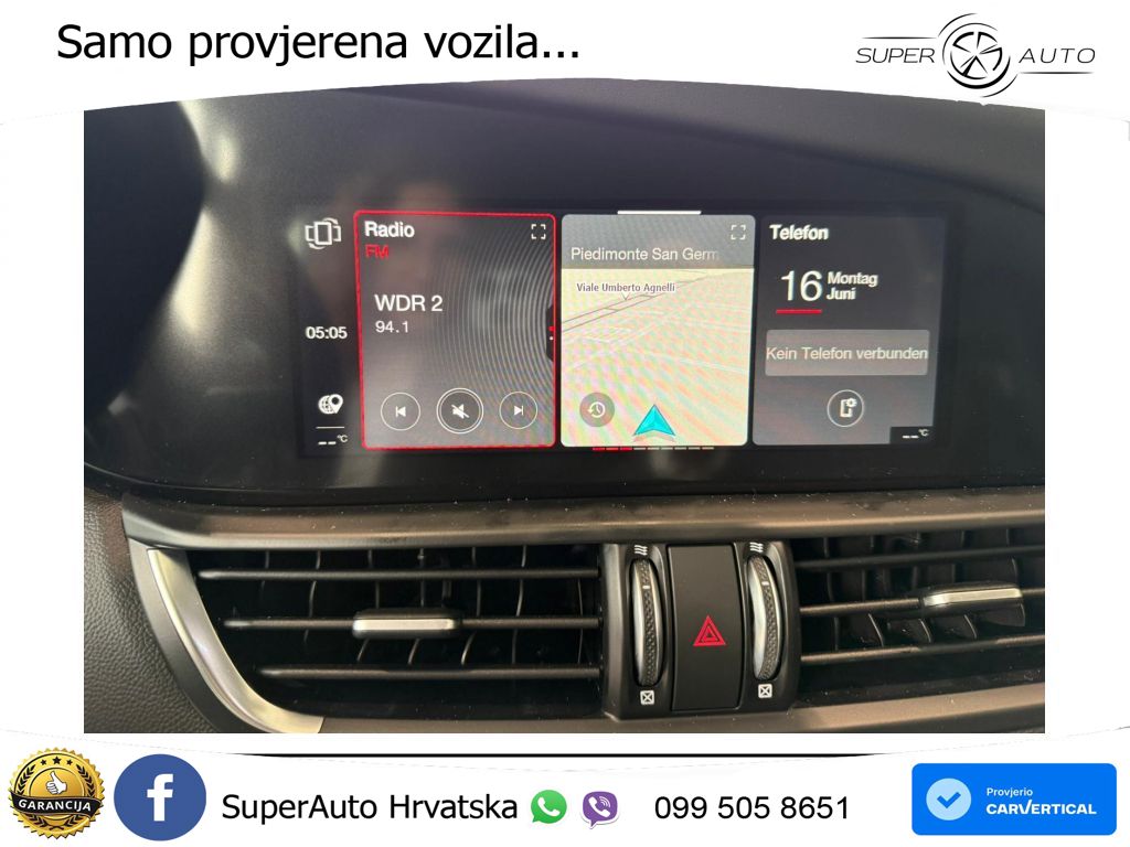 Alfa Romeo Giulia 2.0 Turbo (280 KS) Q4 Automatic LED+GR SJED+ACC
