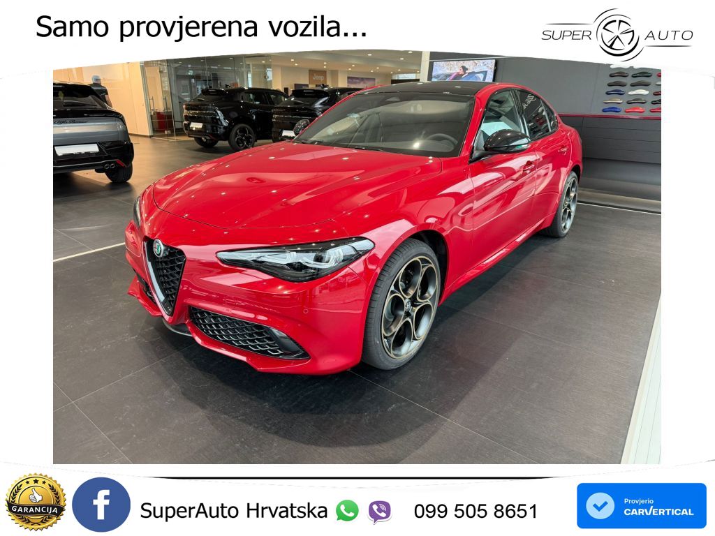 Alfa Romeo Giulia 2.0 Turbo (280 KS) Q4 Automatic LED+GR SJED+ACC