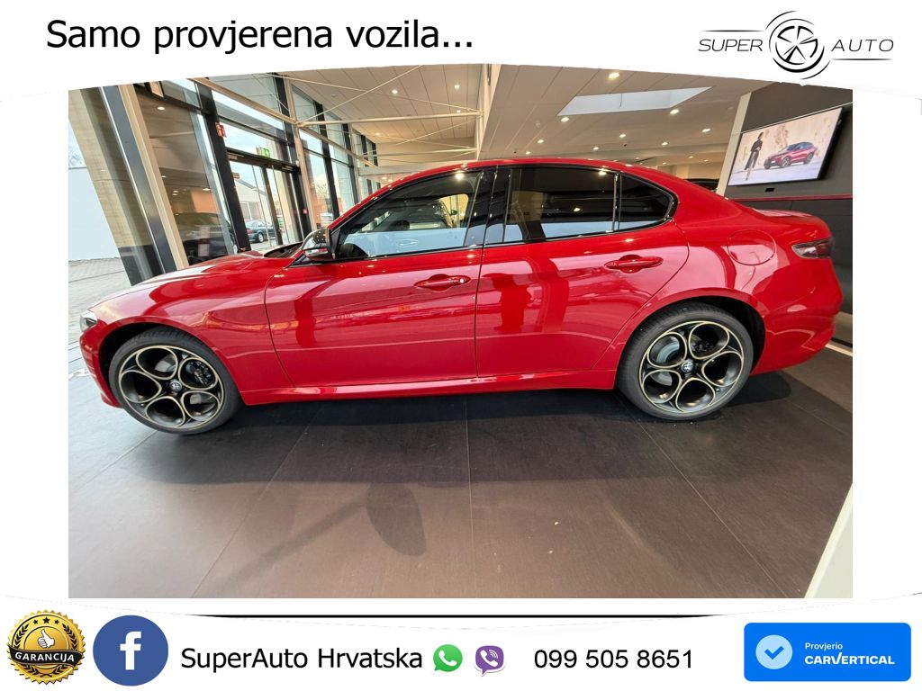 Alfa Romeo Giulia 2.0 Turbo (280 KS) Q4 Automatic LED+GR SJED+ACC