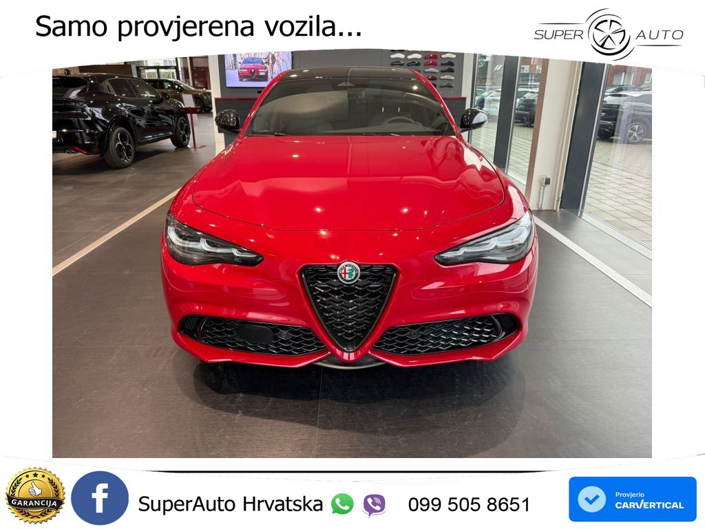 Alfa Romeo Giulia 2.0 Turbo (280 KS) Q4 Automatic LED+GR SJED+ACC