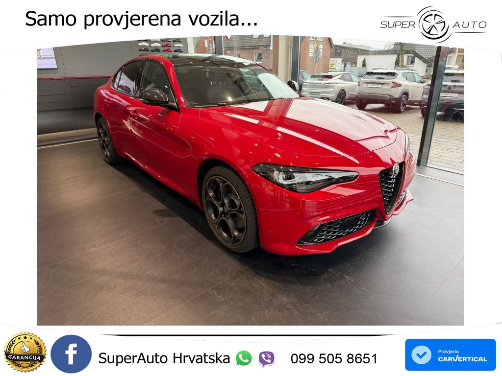 Alfa Romeo Giulia 2.0 Turbo (280 KS) Q4 Automatic LED+GR SJED+ACC