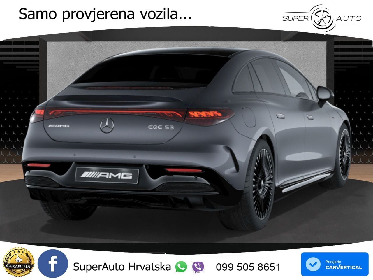 Mercedes EQE AMG 53 100 kWh (625 KS) 4MATIC+ LED+GR SJED+ACC