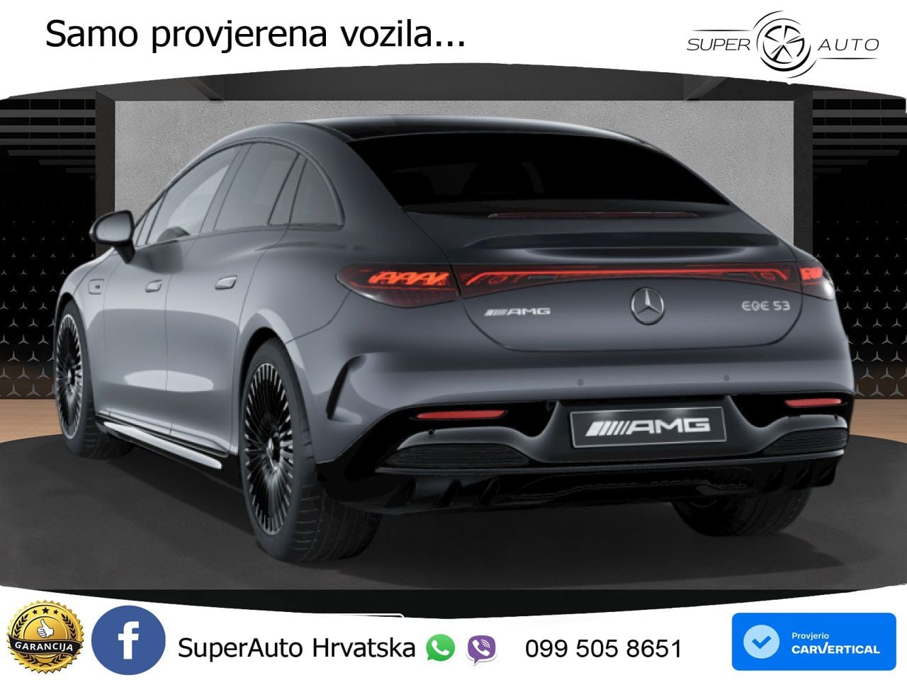 Mercedes EQE AMG 53 100 kWh (625 KS) 4MATIC+ LED+GR SJED+ACC
