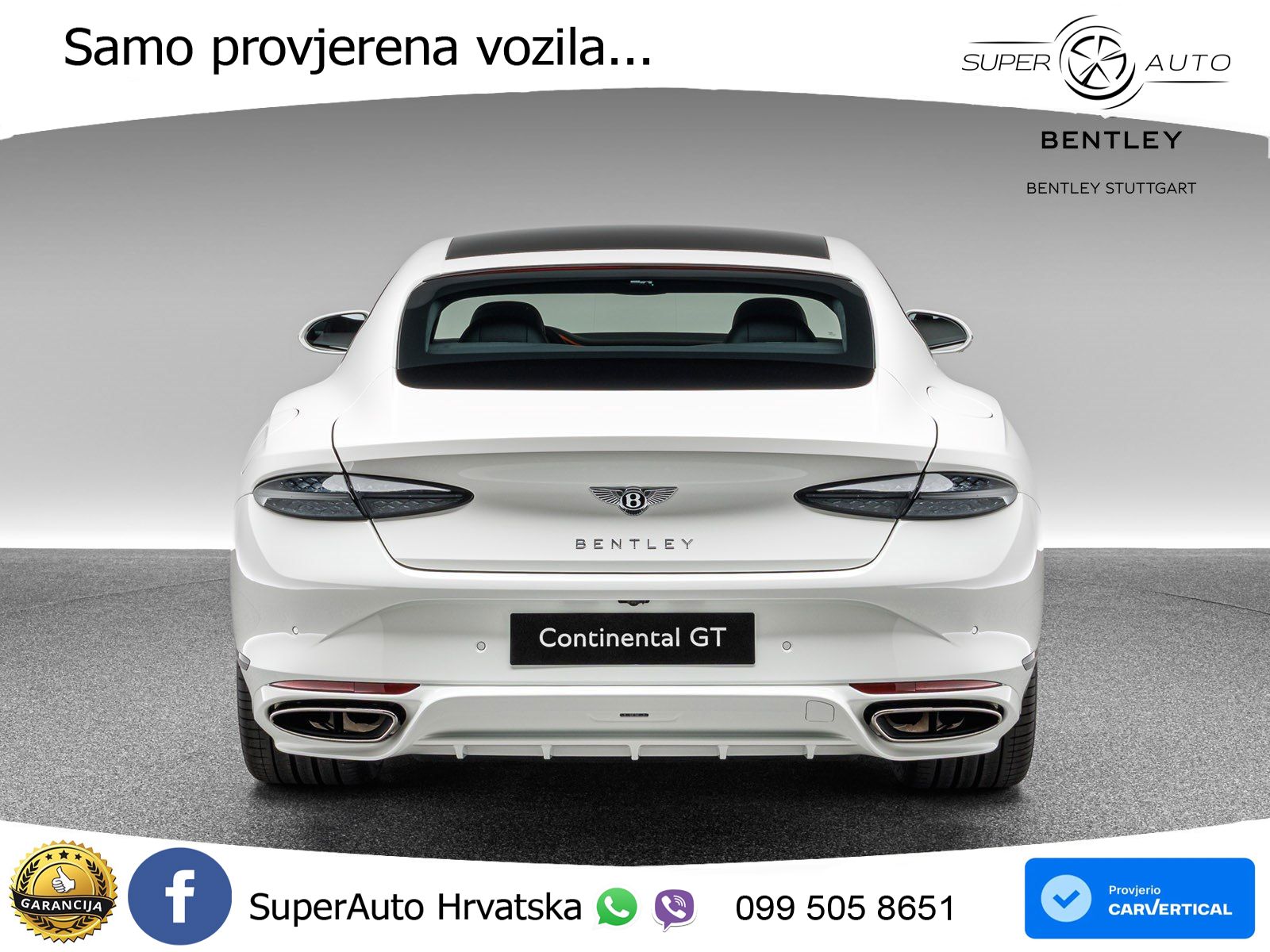 Bentley Continental GT IV 4.0 V8 TFSi (782 KS) AWD DCT LED+GR SJED+ACC