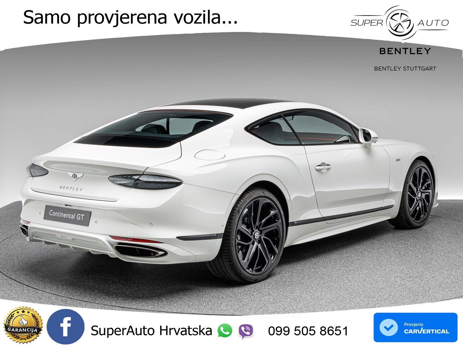 Bentley Continental GT IV 4.0 V8 TFSi (782 KS) AWD DCT LED+GR SJED+ACC