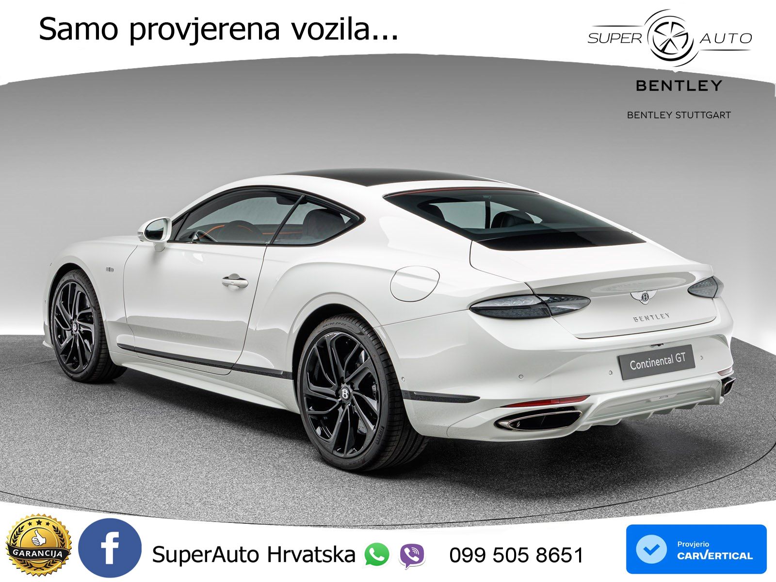 Bentley Continental GT IV 4.0 V8 TFSi (782 KS) AWD DCT LED+GR SJED+ACC