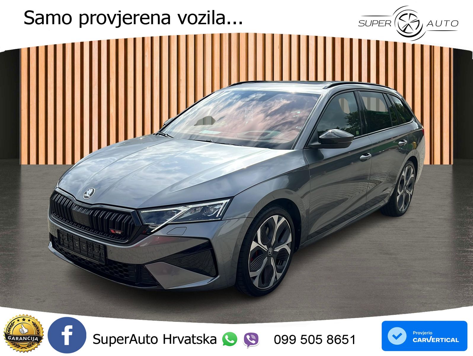 Škoda Octavia Combi RS 2.0 TSI (265 KS) DSG MATRIX+GR SJED+KAM