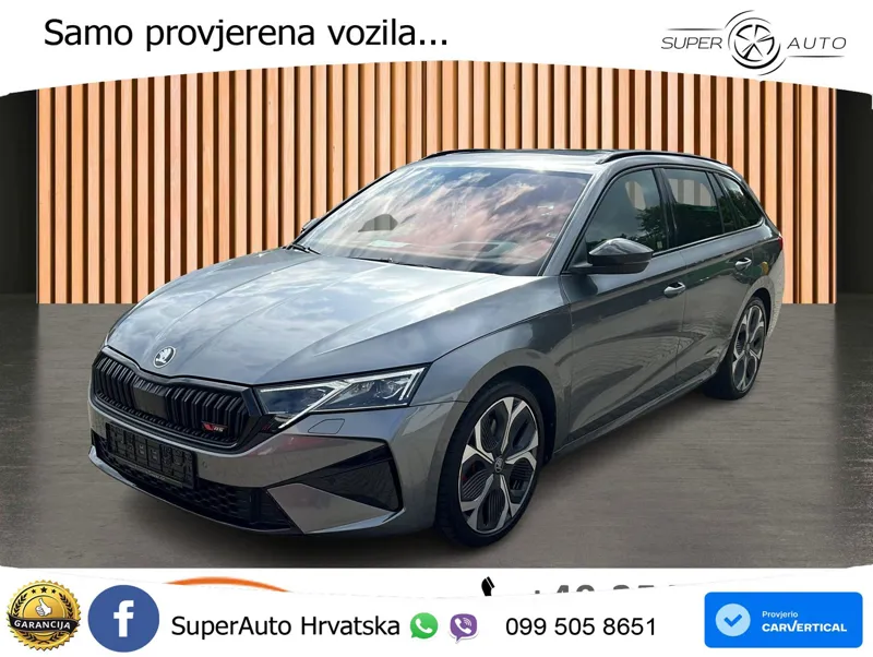 Škoda Octavia Combi RS 2.0 TSI (265 KS) DSG MATRIX+GR SJED+KAM