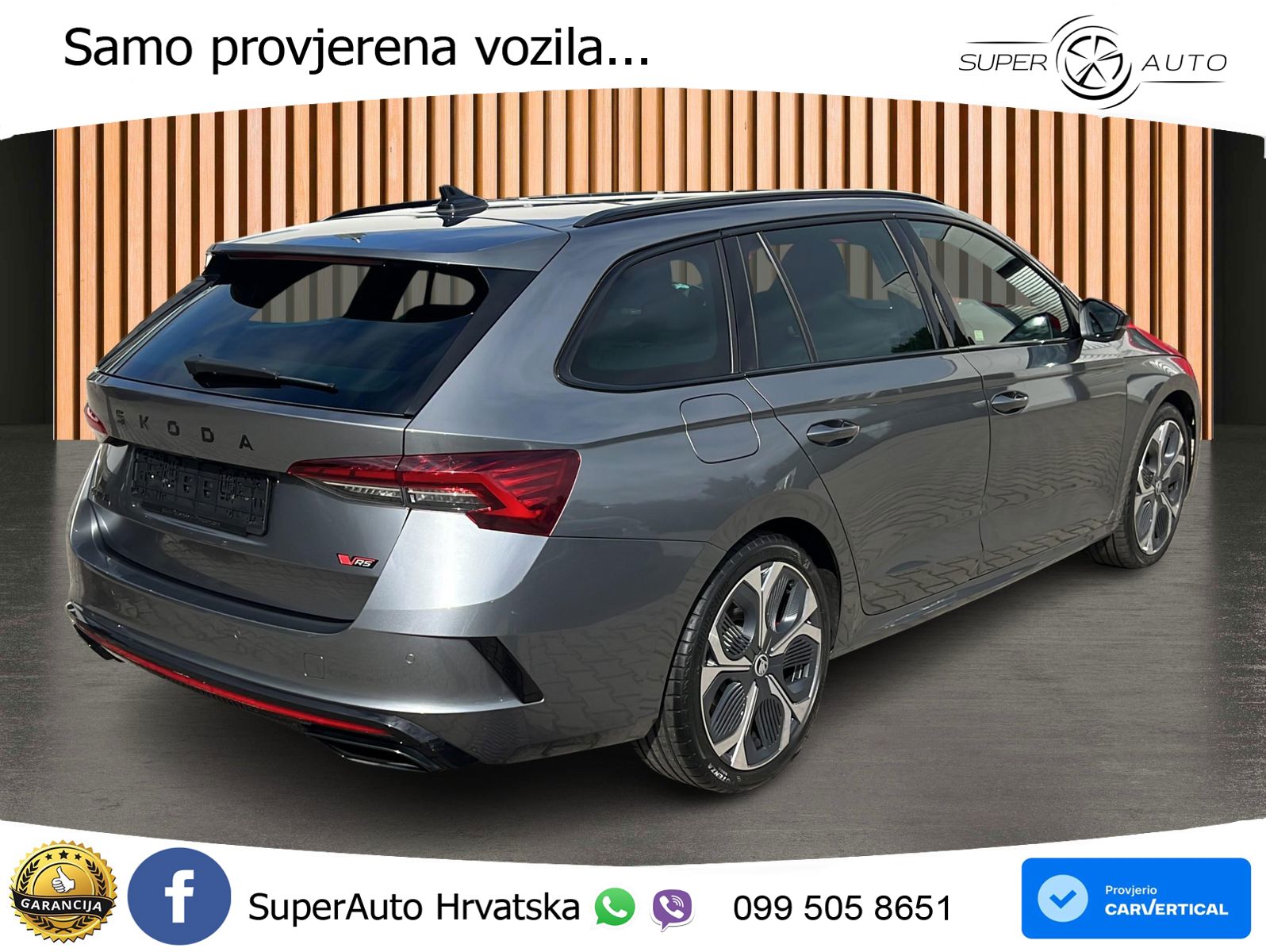 Škoda Octavia Combi RS 2.0 TSI (265 KS) DSG MATRIX+GR SJED+KAM