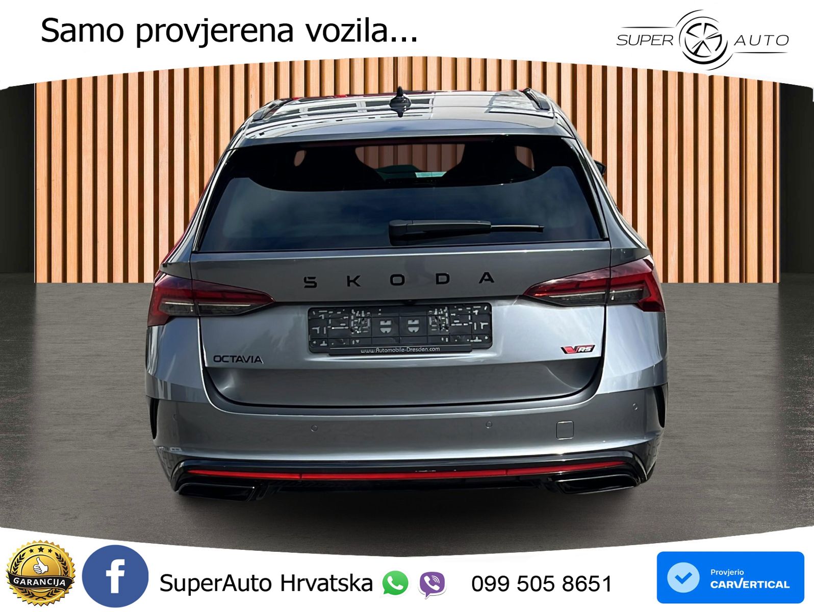 Škoda Octavia Combi RS 2.0 TSI (265 KS) DSG MATRIX+GR SJED+KAM