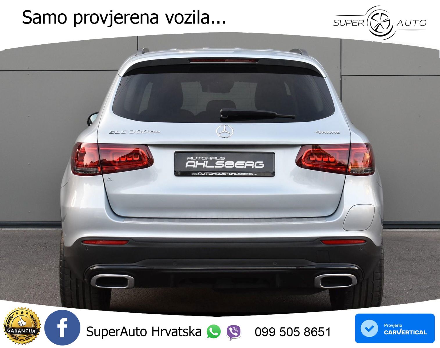 Mercedes GLC 300de (306 KS) 4MATIC 9G-TRONIC AMG LED+GR SJED+ACC
