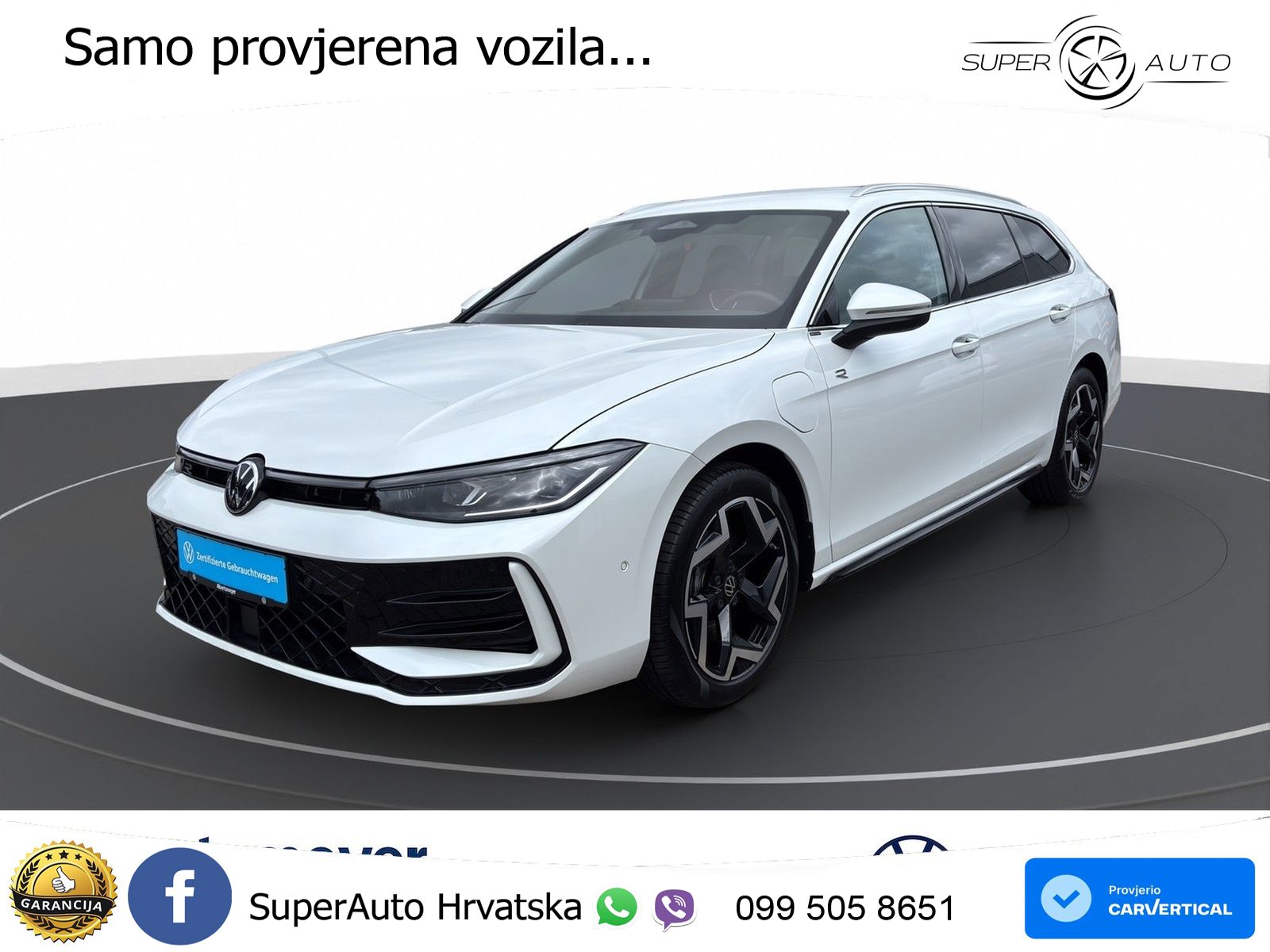 Volkswagen Passat Variant 1.5 TSI (272 KS) eHybrid DSG R-Line LED+GR SJED+ACC