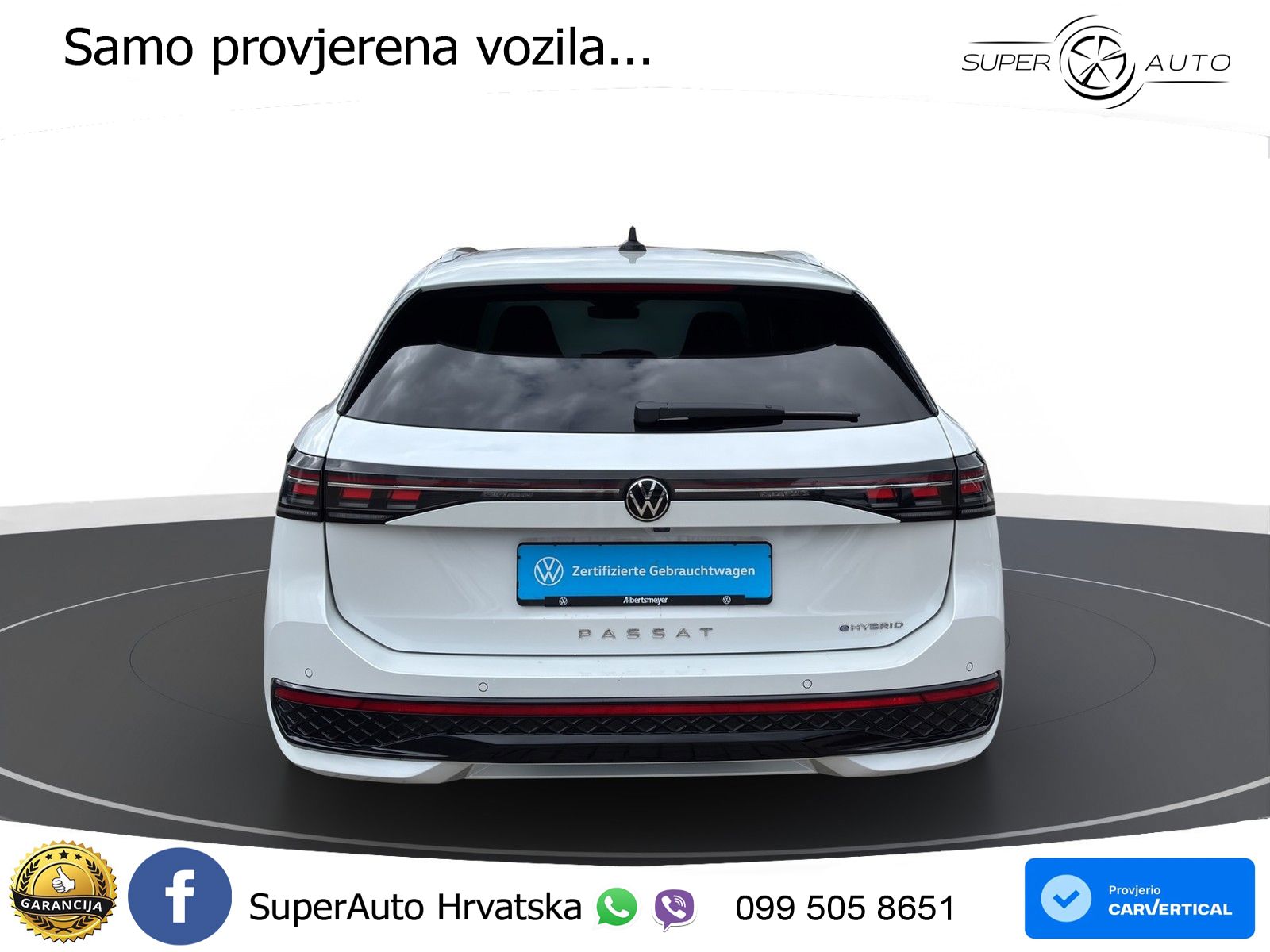 Volkswagen Passat Variant 1.5 TSI (272 KS) eHybrid DSG R-Line LED+GR SJED+ACC