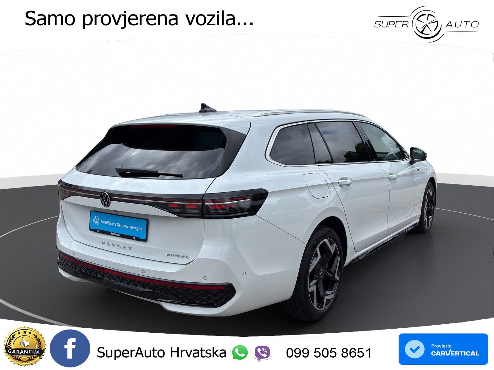 Volkswagen Passat Variant 1.5 TSI (272 KS) eHybrid DSG R-Line LED+GR SJED+ACC