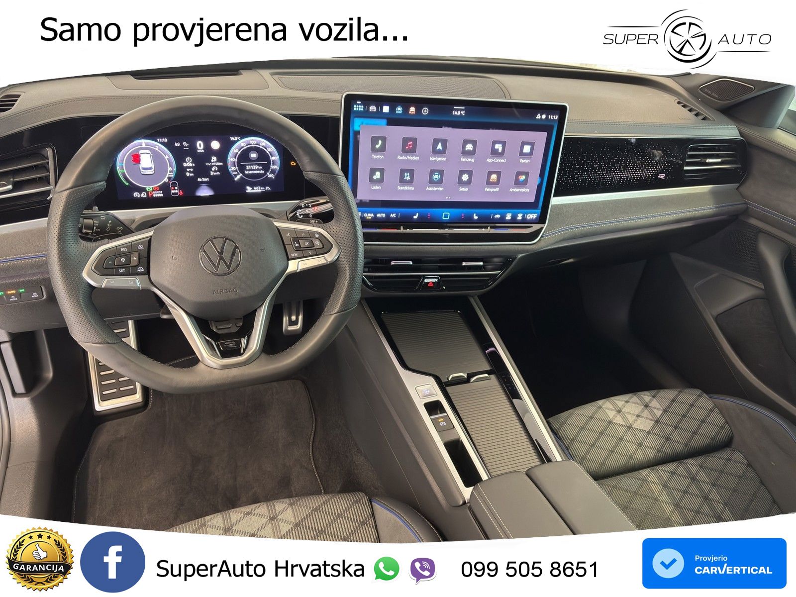 Volkswagen Passat Variant 1.5 TSI (272 KS) eHybrid DSG R-Line LED+GR SJED+ACC