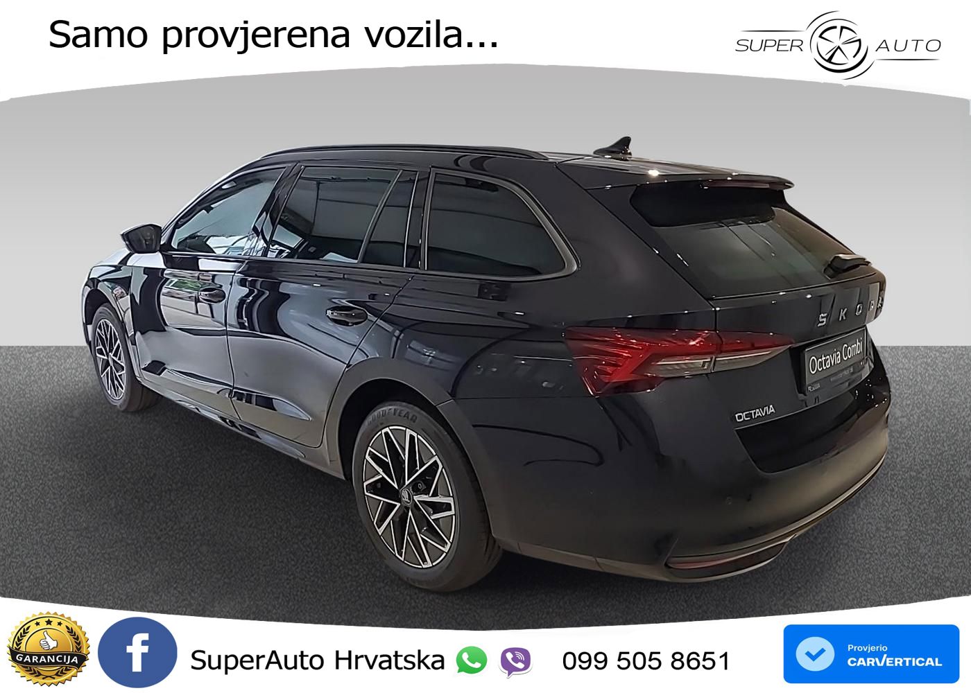 Škoda Octavia Combi 2.0 TDI (150 KS) DSG LED+GR SJED+ACC