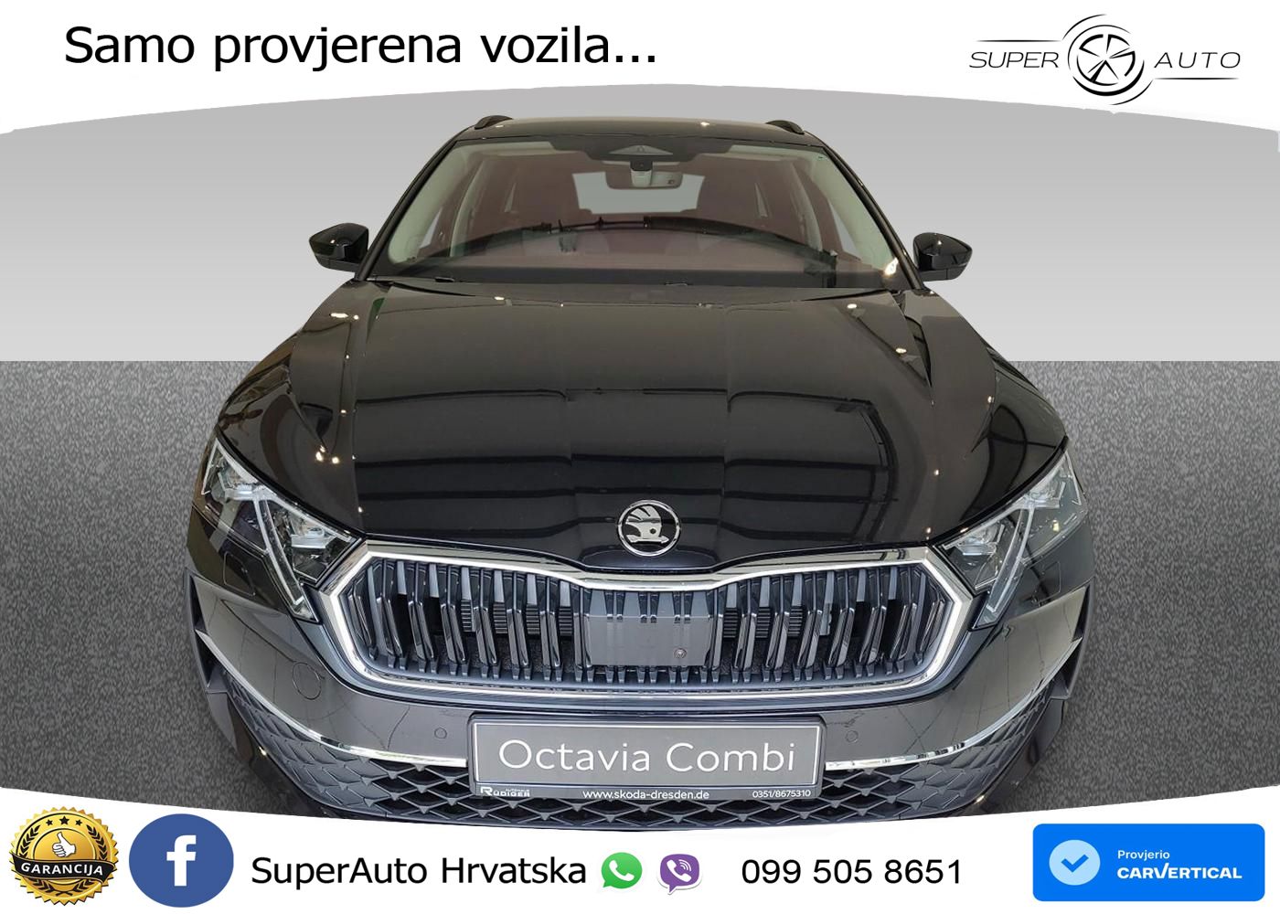 Škoda Octavia Combi 2.0 TDI (150 KS) DSG LED+GR SJED+ACC