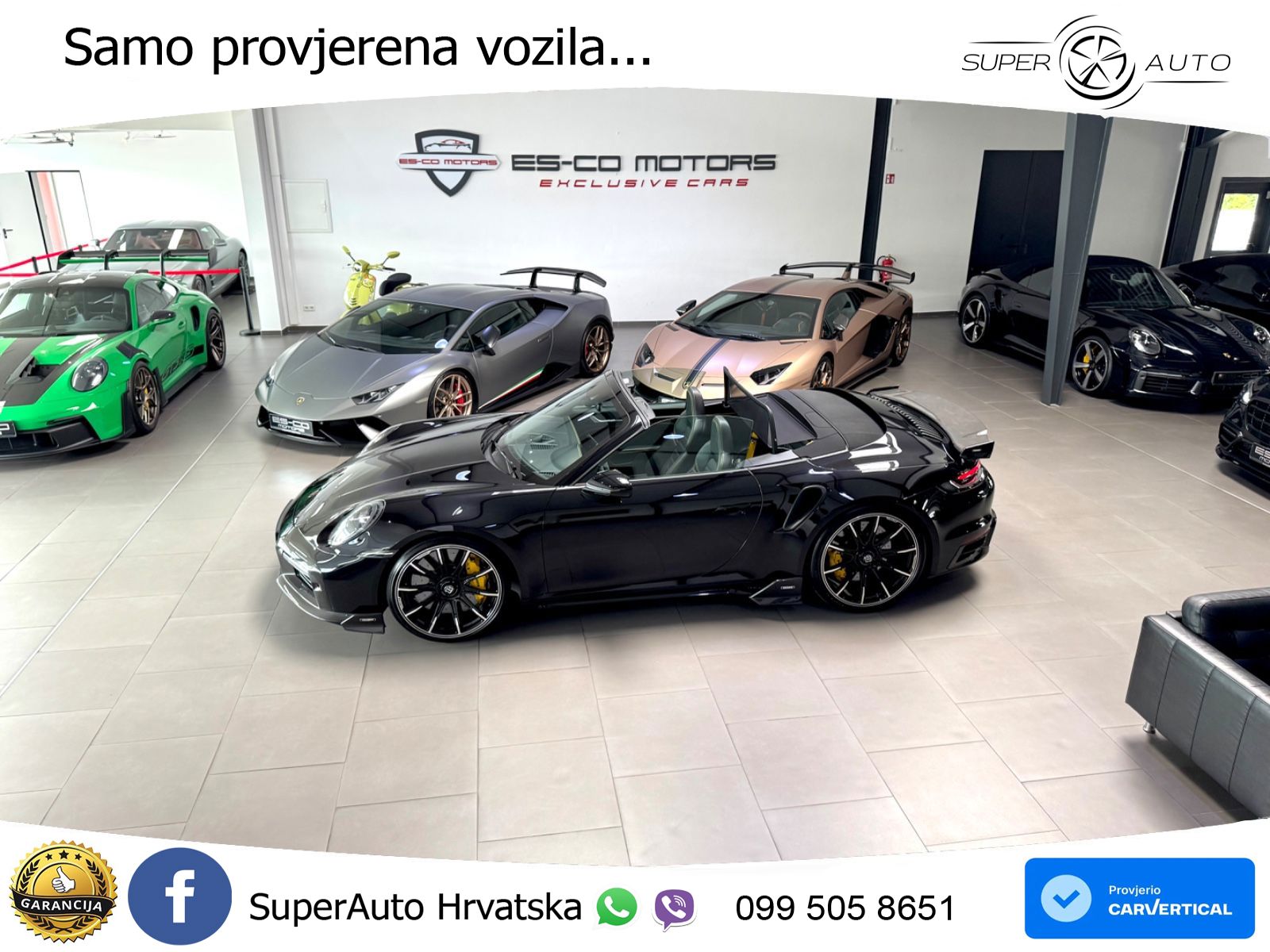 Porsche 911 Turbo S Cabriolet 3.8 (650 KS) PDK ZRAČNI+ACC+GR SJED+KAM