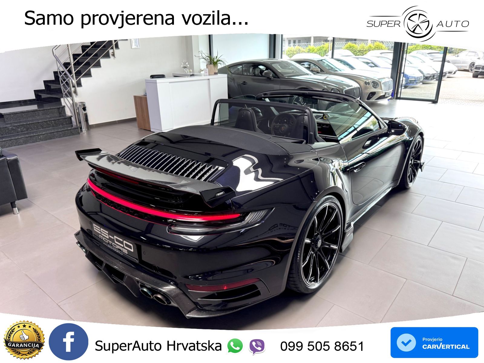 Porsche 911 Turbo S Cabriolet 3.8 (650 KS) PDK ZRAČNI+ACC+GR SJED+KAM