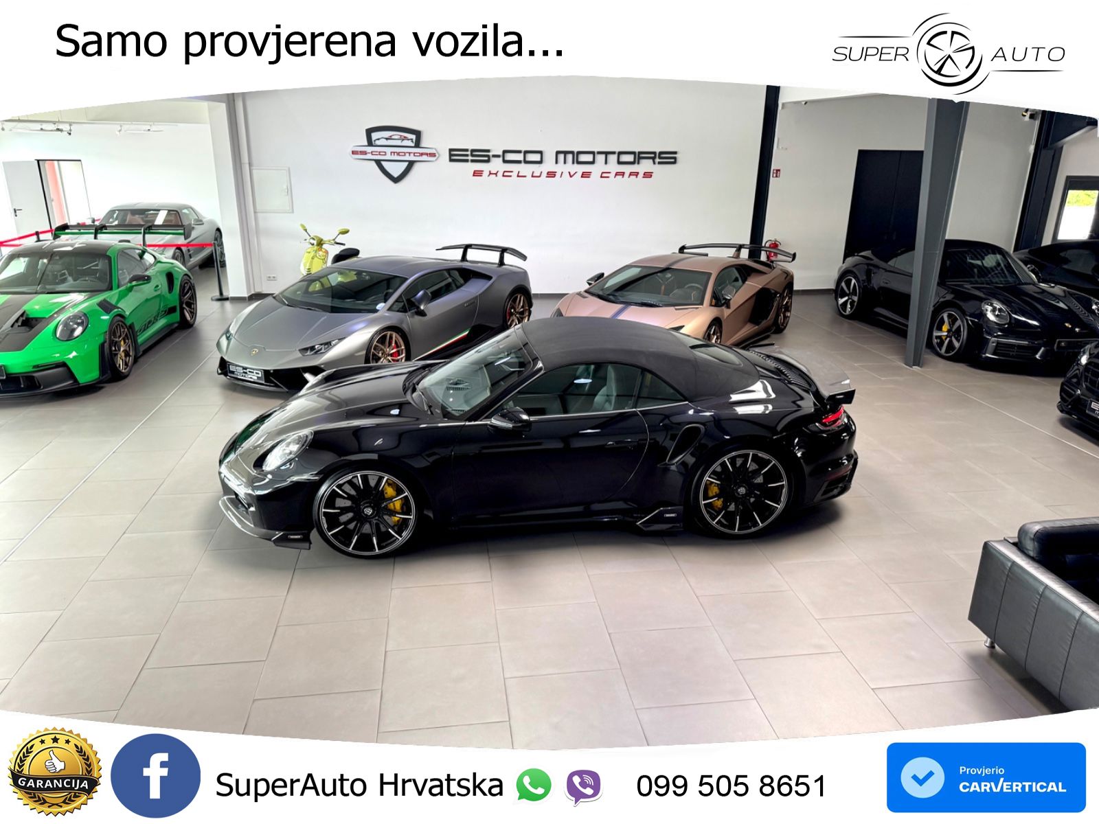 Porsche 911 Turbo S Cabriolet 3.8 (650 KS) PDK ZRAČNI+ACC+GR SJED+KAM