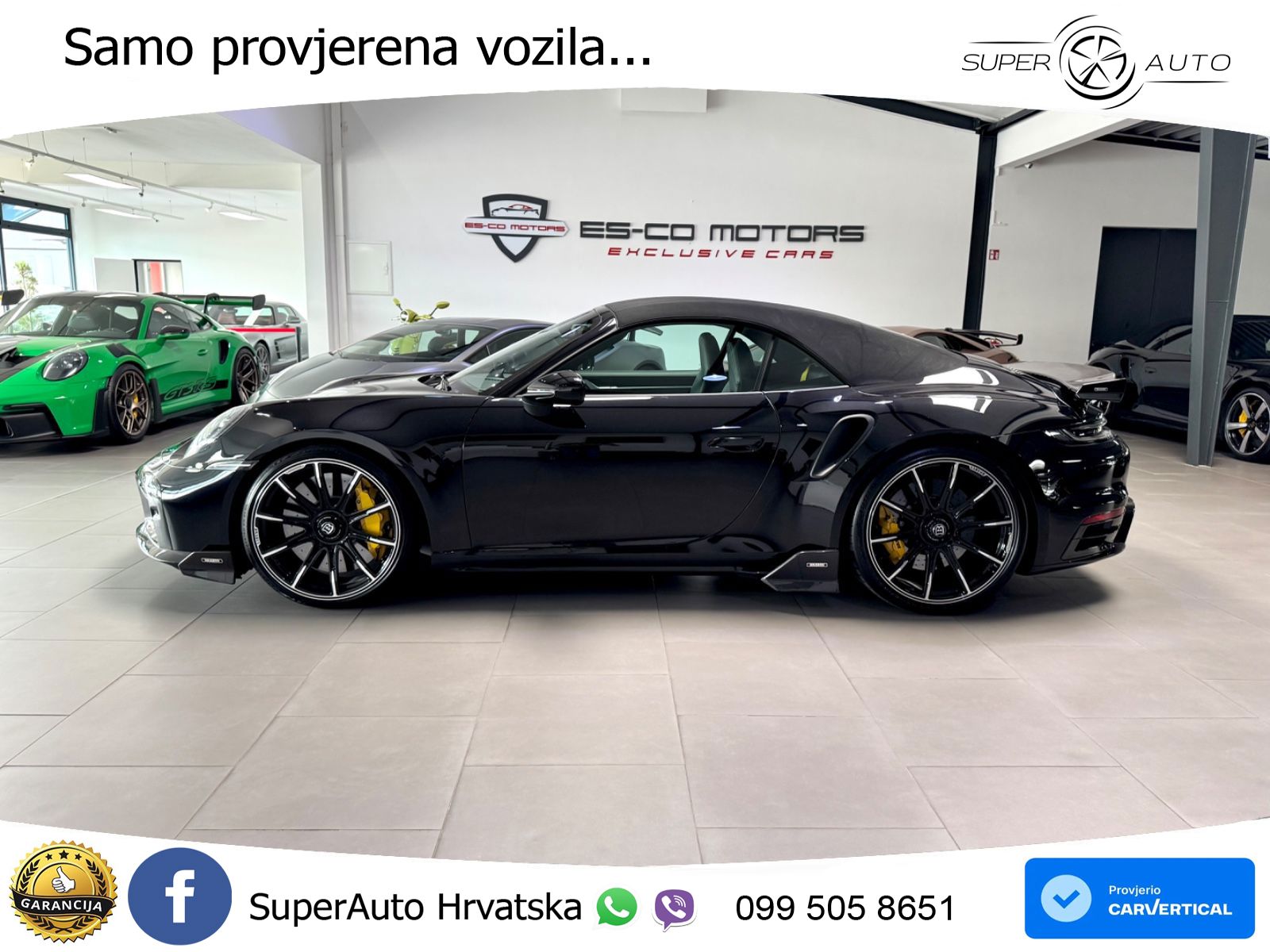 Porsche 911 Turbo S Cabriolet 3.8 (650 KS) PDK ZRAČNI+ACC+GR SJED+KAM