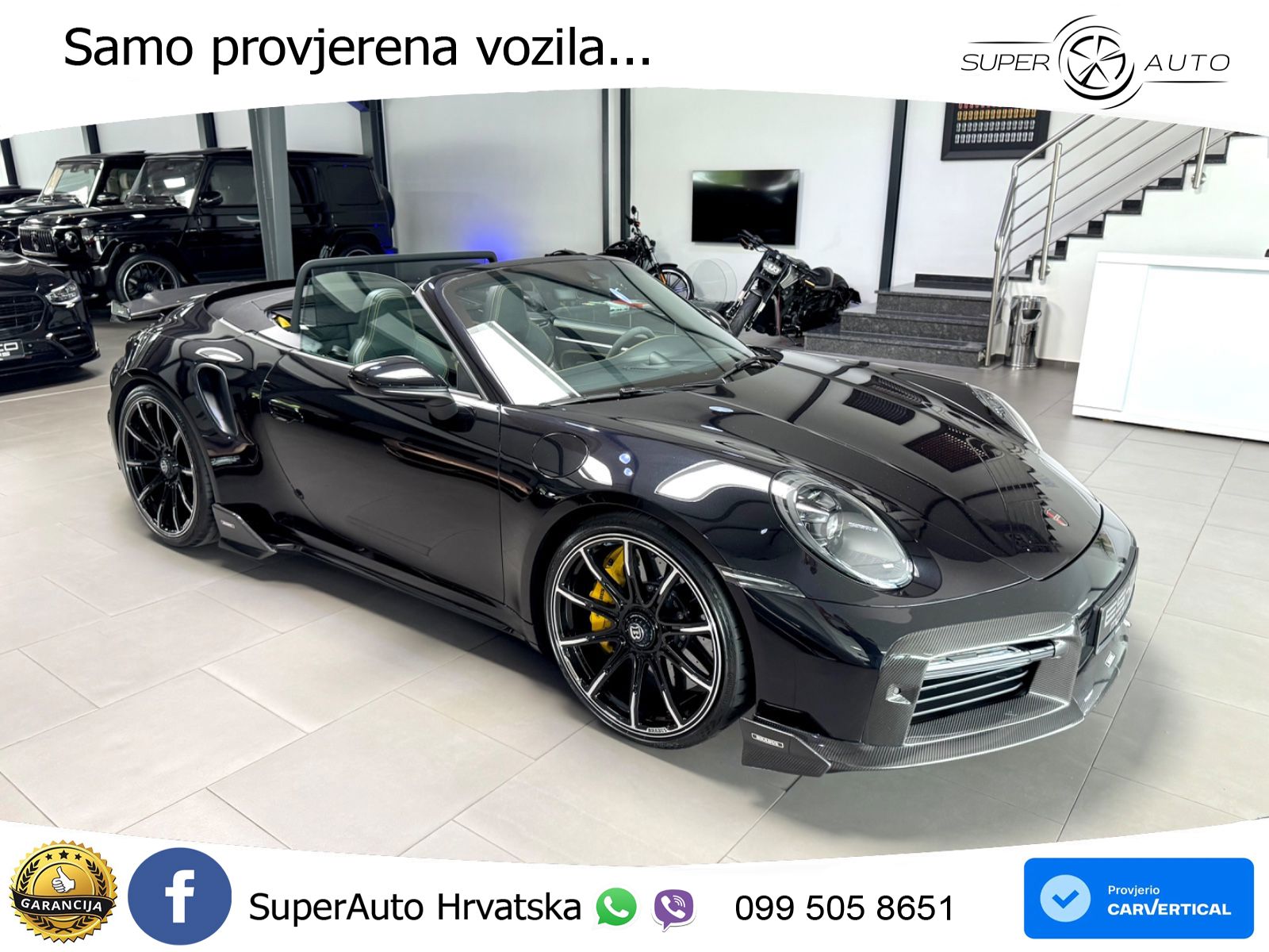 Porsche 911 Turbo S Cabriolet 3.8 (650 KS) PDK ZRAČNI+ACC+GR SJED+KAM