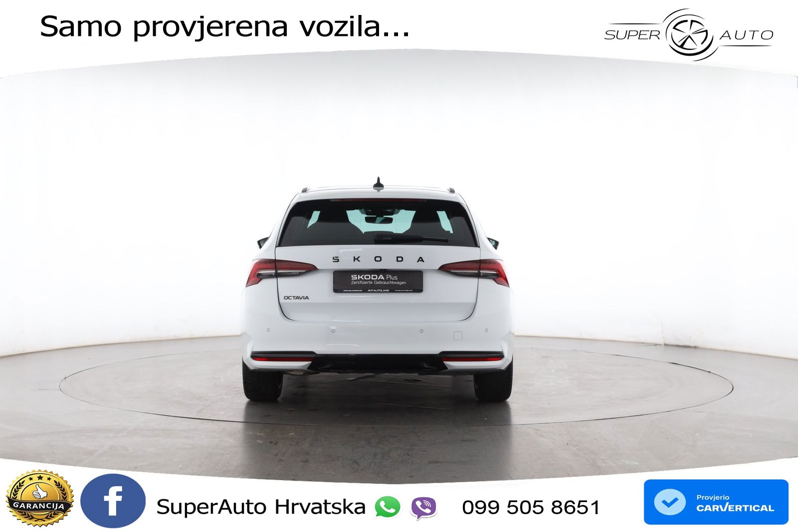 Škoda Octavia Combi 1.5 TSI (150 KS) DSG SportLine ACC+HEAD+GR SJED+360+PANO