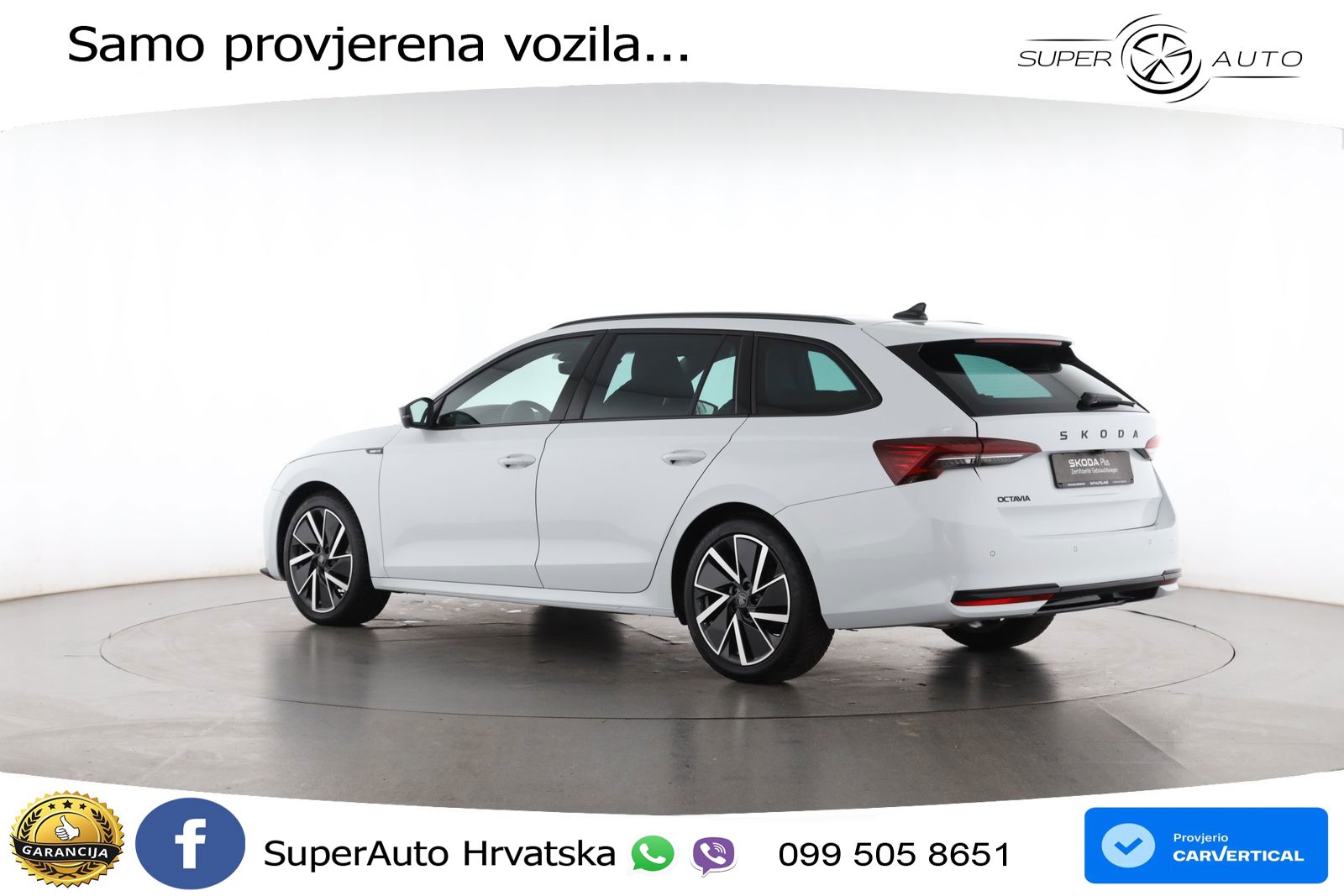 Škoda Octavia Combi 1.5 TSI (150 KS) DSG SportLine ACC+HEAD+GR SJED+360+PANO