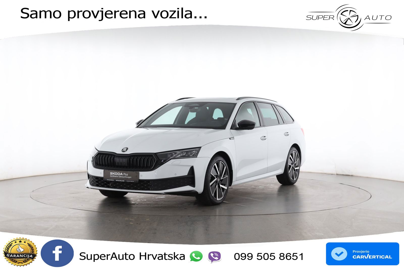 Škoda Octavia Combi 1.5 TSI (150 KS) DSG SportLine ACC+HEAD+GR SJED+360+PANO
