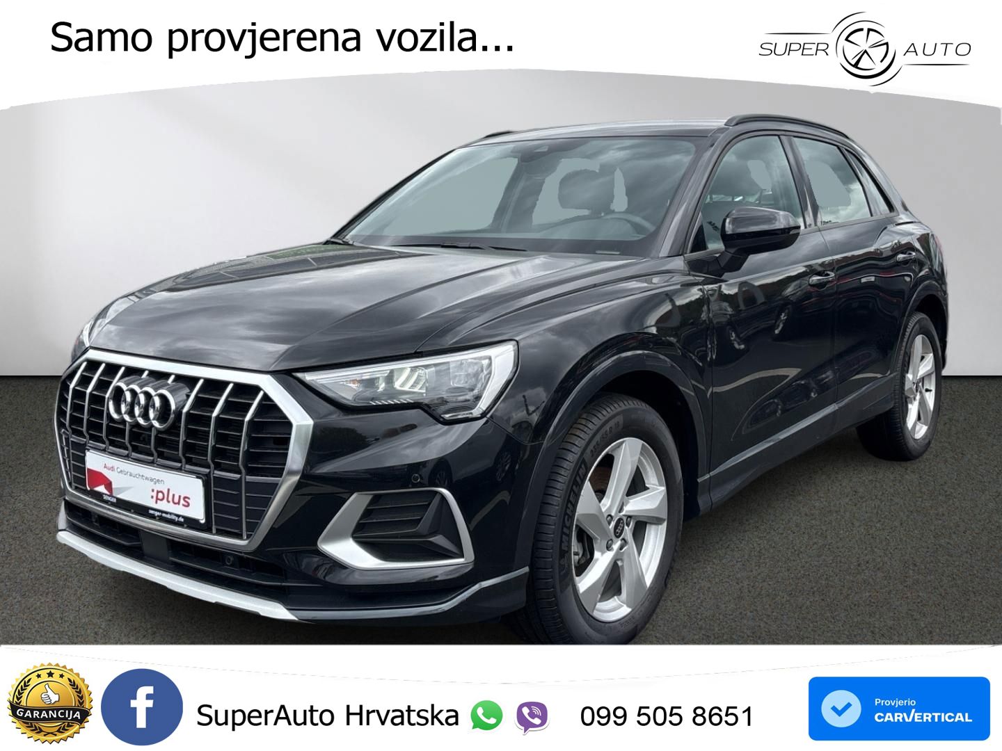 Audi Q3 35 TFSI (150 KS) S tronic advanced LED+GR SJED+ACC