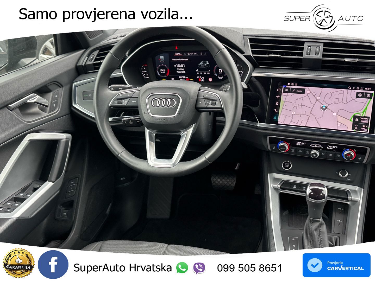 Audi Q3 35 TFSI (150 KS) S tronic advanced LED+GR SJED+ACC