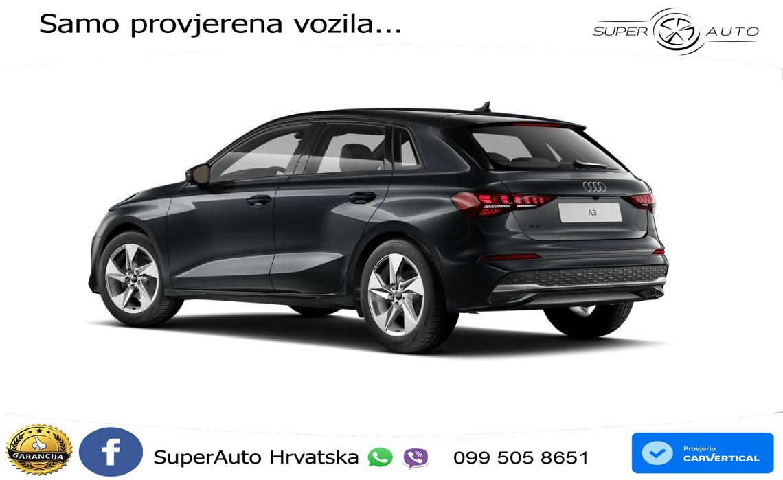 Audi A3 35 TFSI (150 KS) S tronic advanced LED+GR SJED+ACC