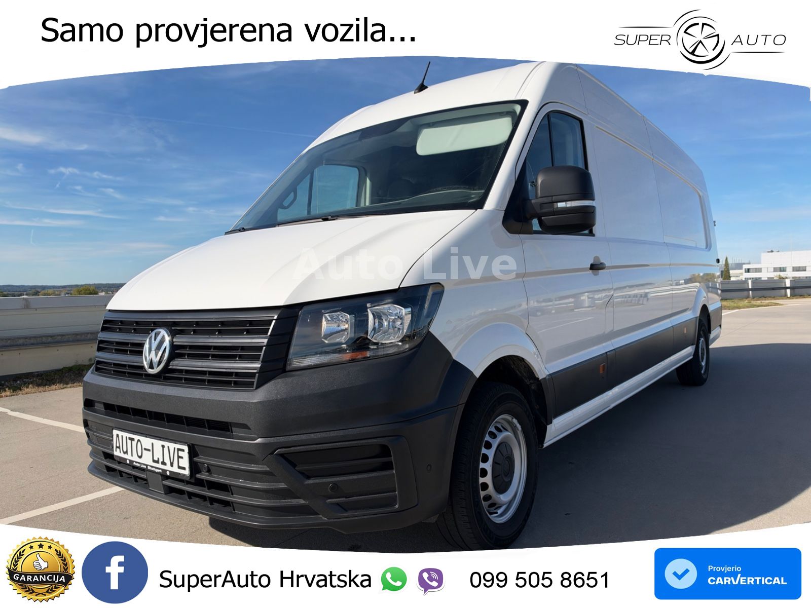 Volkswagen Crafter 35 TDI*XXL-ÜBERHANG*HOCH*KLIMA*STANDHEIZ 140 KS