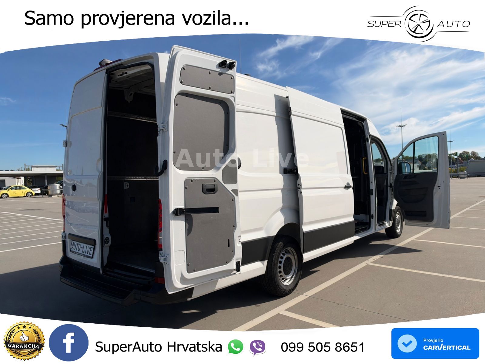 Volkswagen Crafter 35 TDI*XXL-ÜBERHANG*HOCH*KLIMA*STANDHEIZ 140 KS