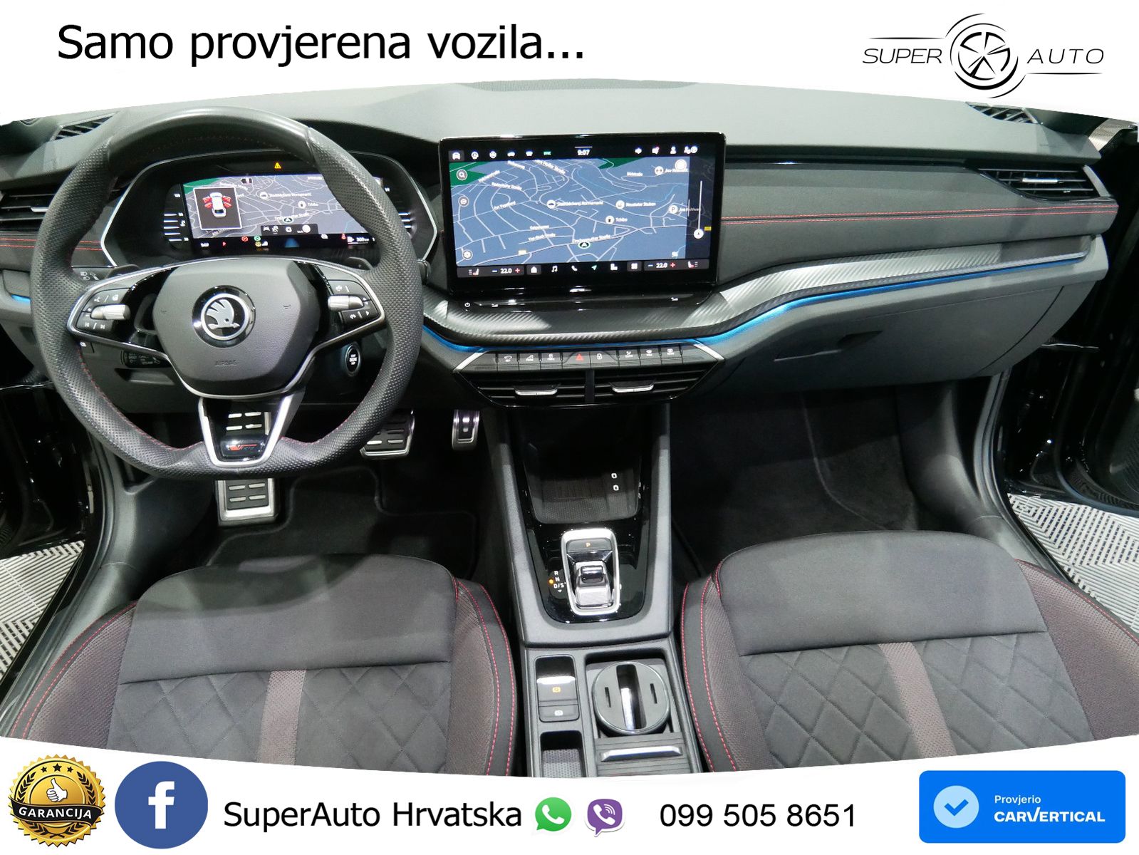 Škoda Octavia Combi RS 2.0 TSI (265 KS) DSG LED+GR SJED+ACC