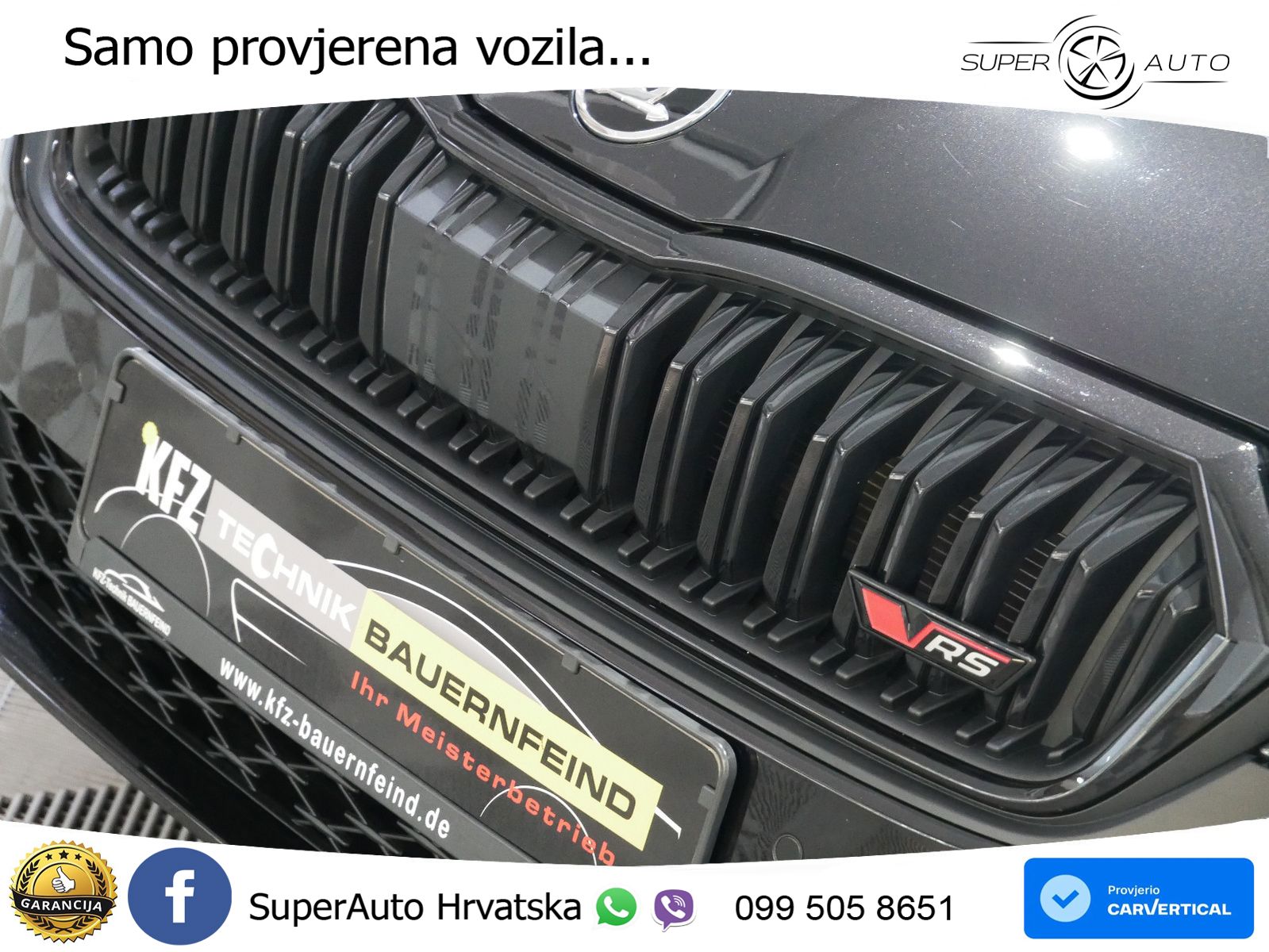 Škoda Octavia Combi RS 2.0 TSI (265 KS) DSG LED+GR SJED+ACC