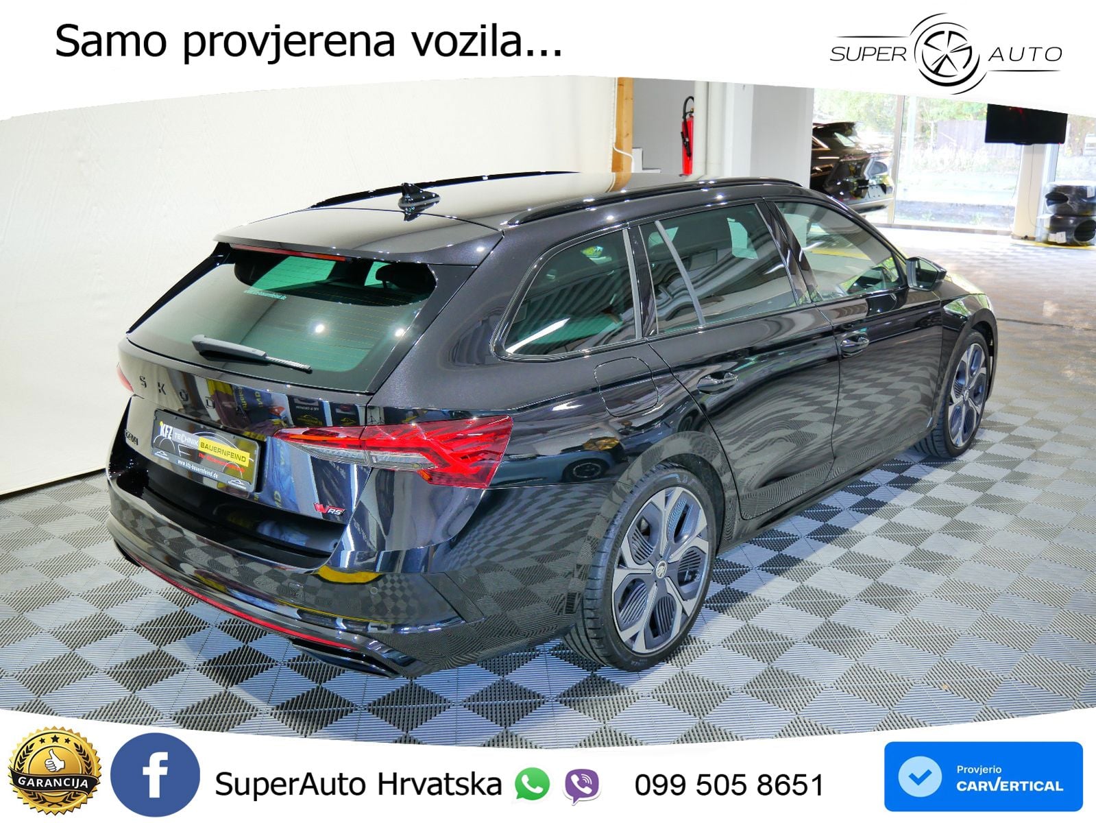Škoda Octavia Combi RS 2.0 TSI (265 KS) DSG LED+GR SJED+ACC